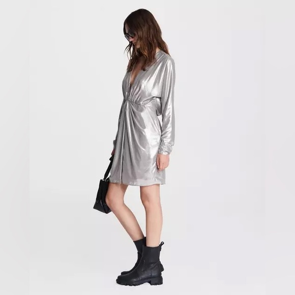 Rag & Bone Eloise Metallic Mini Dress - Picture 5 of 17